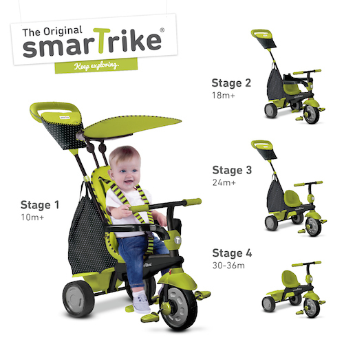 Trehjulet cykel Glow 4v1 smarTrike